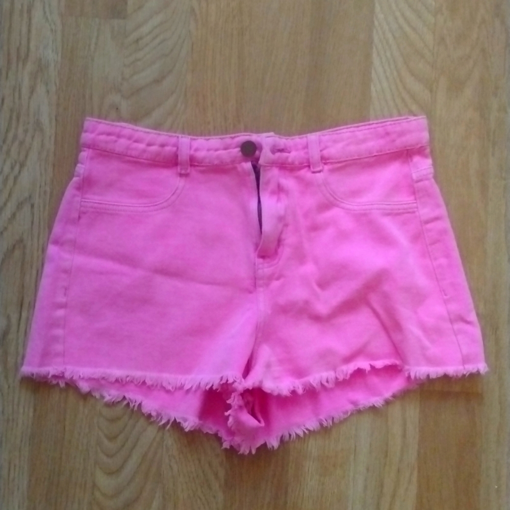Pink booty shorts